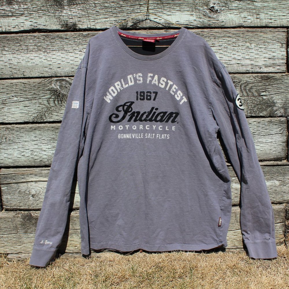 INDIAN MOTORCYCLES LONG SLEEVE T SHIRT